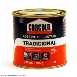 Adesivo de Contato Tradicional 195g Cola de Contato Cascola