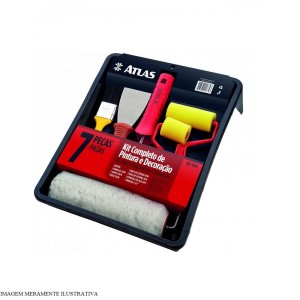 KIT PINTE FACIL COM 7 PECAS | 1016 | ATLAS