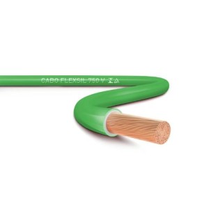 CABO FLEXIVEL | 2.5mm | COM 10m | VERDE | SIL