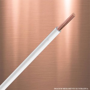 CABO FLEXIVEL | 750 | 4.0mm | COM 25m | BRANCO | SIL