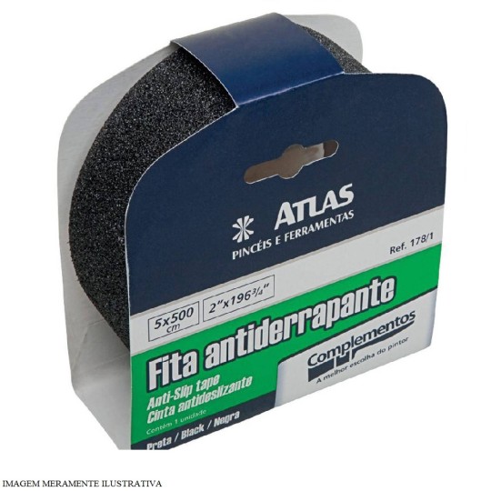 FITA ANTIDERRAPANTE | PRETA | 178/1 | ATLAS