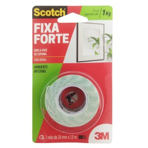 FITA DUPLA FACE ESPUMA | 24x1.5m | 3M | DIME