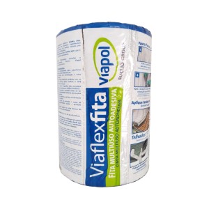 FITA AUTO ADESIVA | VIAFLEX SLEEVE | 0.20x10m | ALUMINIO | VIAPOL