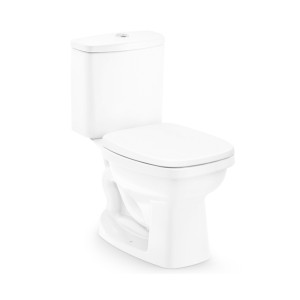 KIT BACIA COM CAIXA ACOPLADA 3/6 L + ASSENTO + ACESS | ART | BRANCO | INCEPA / ROCA
