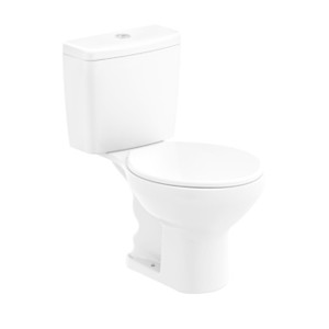 KIT BACIA C/ CAIXA ACOPLADA 3/6 L + ASSENTO PP + ACESS | FLAMINGO | BRANCO | INCEPA / ROCA