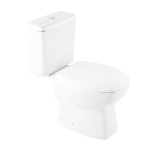 KIT BACIA COM CAIXA ACOPLADA 3/6 L + ASSENTO + ACESS | THEMA | BRANCO | INCEPA / ROCA