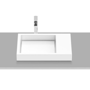 CUBA SOBREPOR COM TAMPO | SKYLINE | 60x38x7 | BRANCO | ROCA