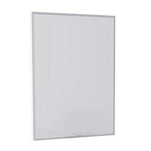ESPELHEIRA EM MADEIRA BISOTE | 60x85 | BRANCO | COZIMAX