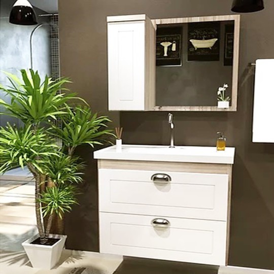 TOUCADOR VENEZA | RETRO | 58 | MAPLE-BRANCO | FIMAP