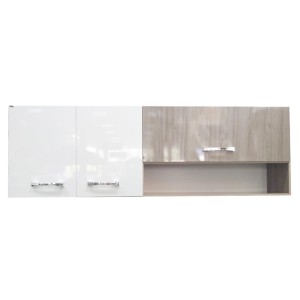 ARMARIO SUPERIOR COZINHA | 1.94 | MAPLE-BRANCO | FIMAP