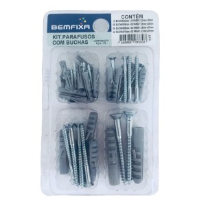 KIT BUCHAS COM PARAFUSO | BEMFIXA