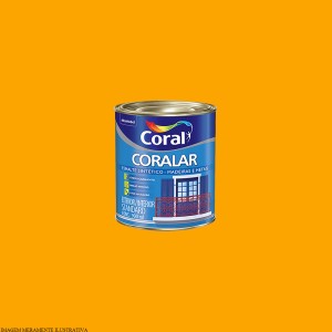 CORALAR ESMALTE SINTETICO | BRILHANTE | AMARELO | 0.9L | CORAL
