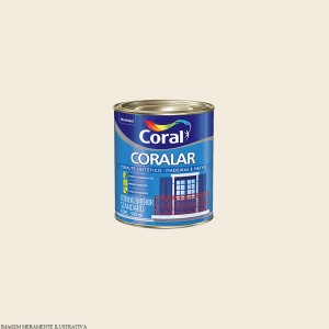CORALAR ESMALTE SINTETICO | BRILHANTE | BRANCO | 0.9L | CORAL