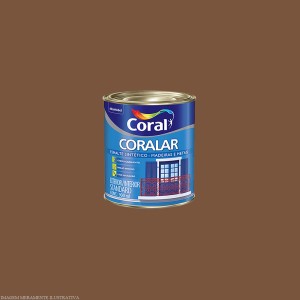 CORALAR ESMALTE SINTETICO | BRILHANTE | MARROM CONHAQUE | 0.9L | CORAL