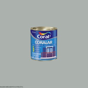 CORALAR ESMALTE SINTETICO | BRILHANTE | PLATINA | 0.9L | CORAL