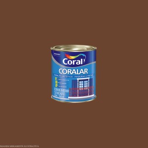 CORALAR ESMALTE SINTETICO | BRILHANTE | TABACO | 0.9L | CORAL