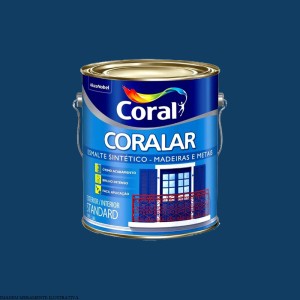 CORALAR ESMALTE SINTETICO | BRILHANTE | AZUL DEL REY | 3.6L | CORAL
