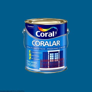 CORALAR ESMALTE SINTETICO | BRILHANTE | AZUL FRANCA | 3.6L | CORAL