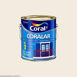 CORALAR ESMALTE SINTETICO | BRILHANTE | BRANCO | 3.6L | CORAL