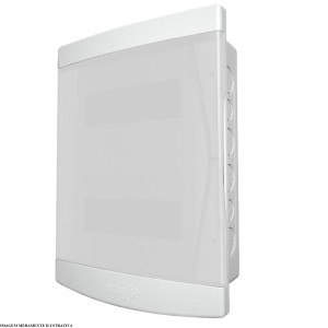 QUADRO DISTRIBUICAO | EMBUTIR | P/12/16 DISJ | COM BARRAMENTO | TRANSP | TIGRE