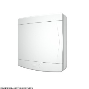 QUADRO DISTRIBUICAO | SOBREPOR | P/3/4 DISJ | SEM BARRAMENTO | BRANCO | TIGRE
