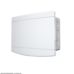 QUADRO DISTRIBUICAO | EMBUTIR | P/3/4 DISJ | SEM BARRAMENTO | BRANCO | TIGRE