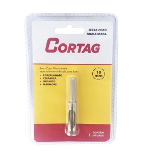 SERRA COPO DIAMANTADA PARA PISOS/PEDRAS | 10mm | CORTAG