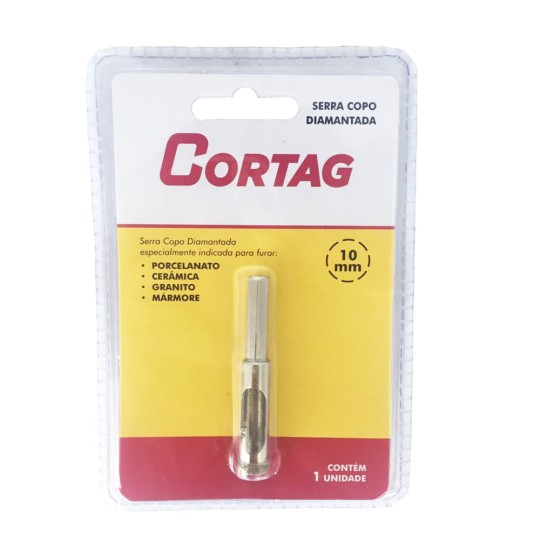 SERRA COPO DIAMANTADA PARA PISOS/PEDRAS | 10mm | CORTAG
