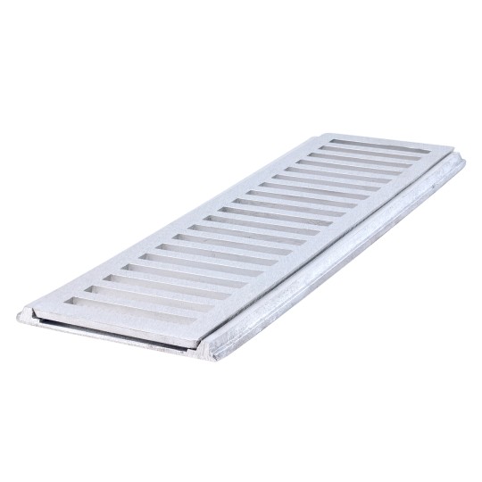 GRELHA ALUMINIO POLIDO | 15x100 CJ15100P | LG MAIS