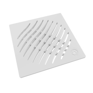 GRELHA ECOLOGICA QUADRADA | 100mm | BRANCO | TIGRE