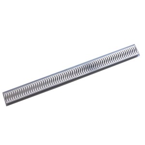 RALO LINEAR FLAT COM GRELHA | 70cm | CROMADA | TIGRE