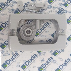 PUXADOR PARA PORTA SANFONADA | COMPLETO | CINZA | DUDA