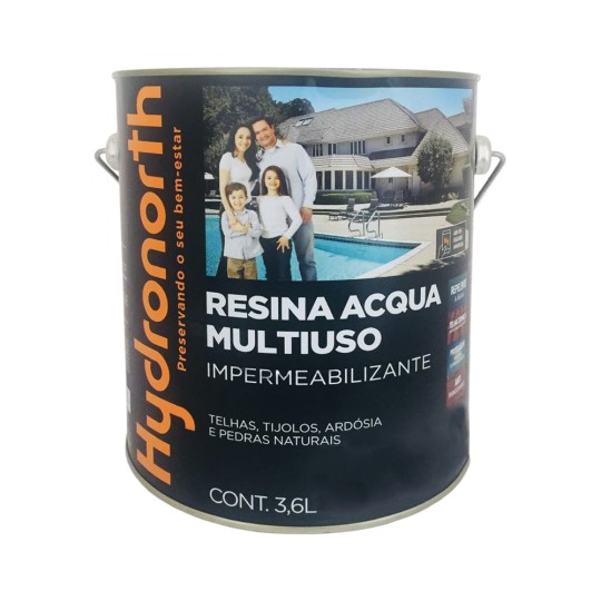 RESINA | ACQUA | ACRILICA IMPERMEABILIZANTE | 3.6L | TELHA | HIDRONORTH