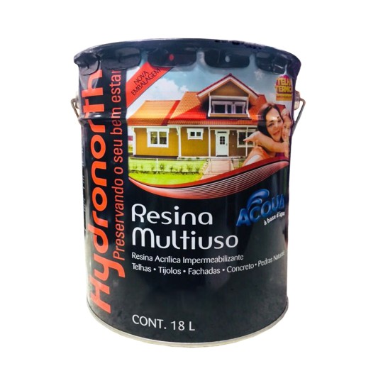 RESINA | ACQUA | ACRILICA IMPERMEABILIZANTE | 18L | TELHA | HIDRONORTH