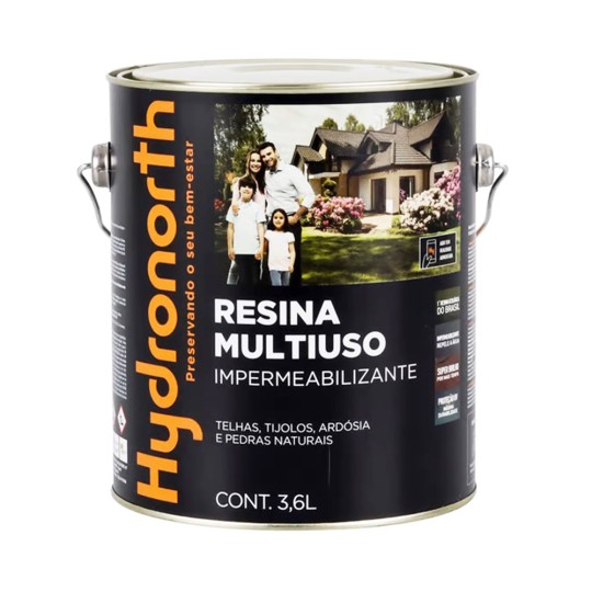 RESINA | SOLVENTE | ACRILICA IMPERMEABILIZANTE | 3.6L | INCOLOR | FOSCA | HIDRONORTH