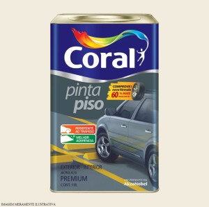PINTA PISO | BRANCO | 18L | CORAL
