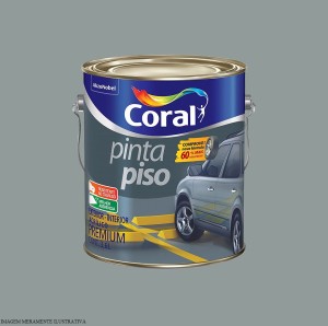 PINTA PISO | CINZA MEDIO | 3.6L | CORAL