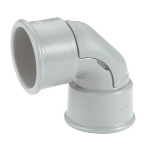 COTOVELO 90 | 3/4 | TERMOPLASTICO PLASTIBOX | CINZA ESCURO | TRAMONTINA
