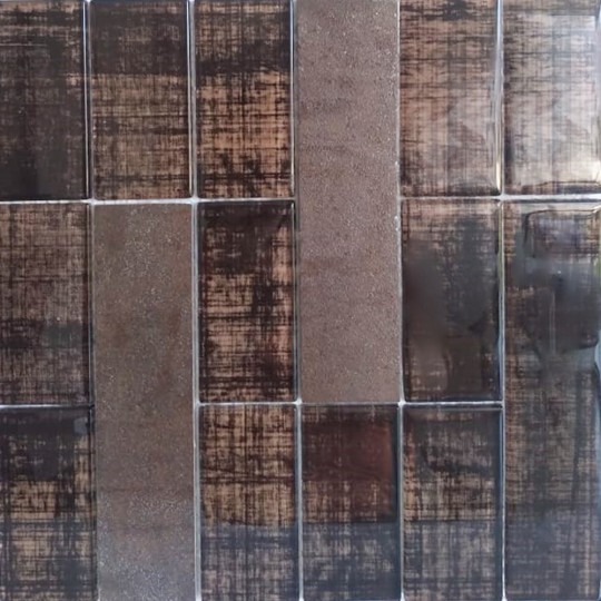 PASTILHA BRICK PATINA CORTEN | 30x30 | GLASS LINE | DE 86.38