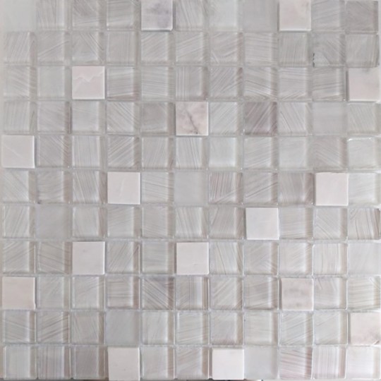 PASTILHA ELEGANCE PINCELATO CINZA | 30x30 | GLASS LINE | DE 62.45