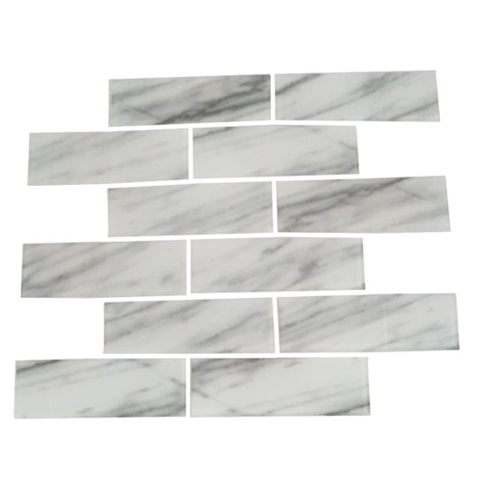 PASTILHA SUBWAY CALACATA | 30x37.5 | GLASS LINE | DE 58.01