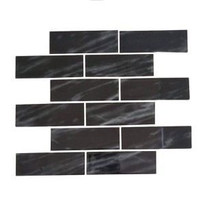 PASTILHA SUBWAY MARMO BLACK | 30x37.5 | GLASS LINE | DE 58.01