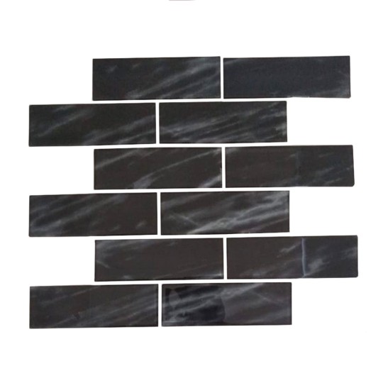 PASTILHA SUBWAY MARMO BLACK | 30x37.5 | GLASS LINE | DE 58.01