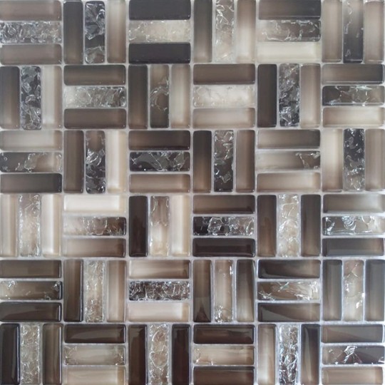 PASTILHA TREND CASTANHO CRAQUELADO | 30x30 | GLASS LINE | DE 62.62