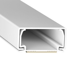 CANALETA S/ DIVISAO | COM FITA | 20x10mm C/2m | BRANCO | DUDA