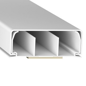 CANALETA C/ DIVISAO | COM FITA | 40x15mm C/2m | BRANCO | DUDA