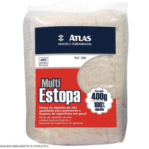 ESTOPA BRANCA MULTI | 400grs | AT380 | ATLAS