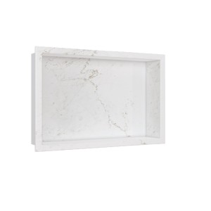 NICHO EM PORCELANATO | DIAMANTE | 60x30 | POLIDO | BRANCO | COZIMAX
