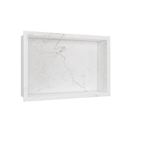 NICHO EM PORCELANATO | DIAMANTE | 60x30 | POLIDO | BRANCO | COZIMAX
