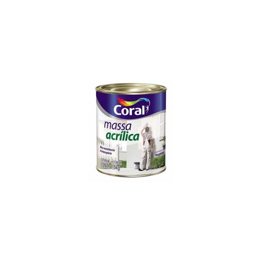 MASSA ACRILICA | BRANCO | 1.5kg | CORAL